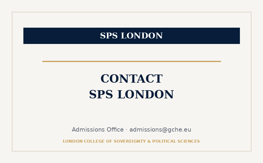 Contact London College of Diplomacy